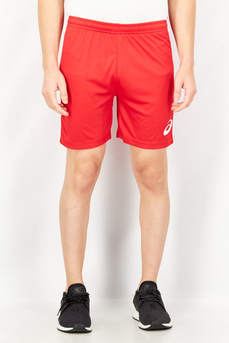 asics Men Sportswear Fit Training Shorts, Red  - Image 1