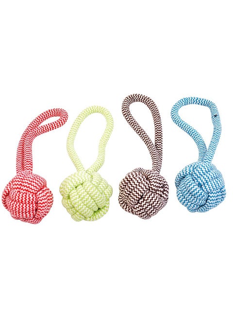 Scooby Rope Dummy Ball Toy For Dogs Mixed Colors