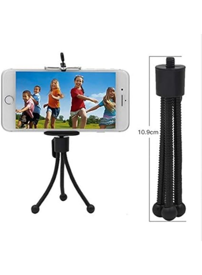 Flexible Mini Table Tripod Black 1/4 Inch 1/4 Table Camera Compatible with GoPro LC2620 - Image 2