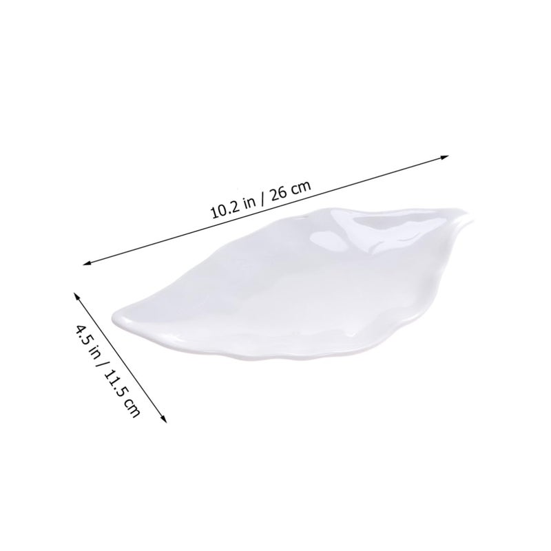 Set of 4 White A5 Size Sauce Dishes Dipping Bowls for Condiments Sushi and Vinegar - Image 3