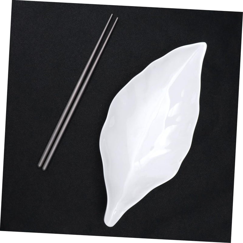 Set of 4 White A5 Size Sauce Dishes Dipping Bowls for Condiments Sushi and Vinegar - Image 4