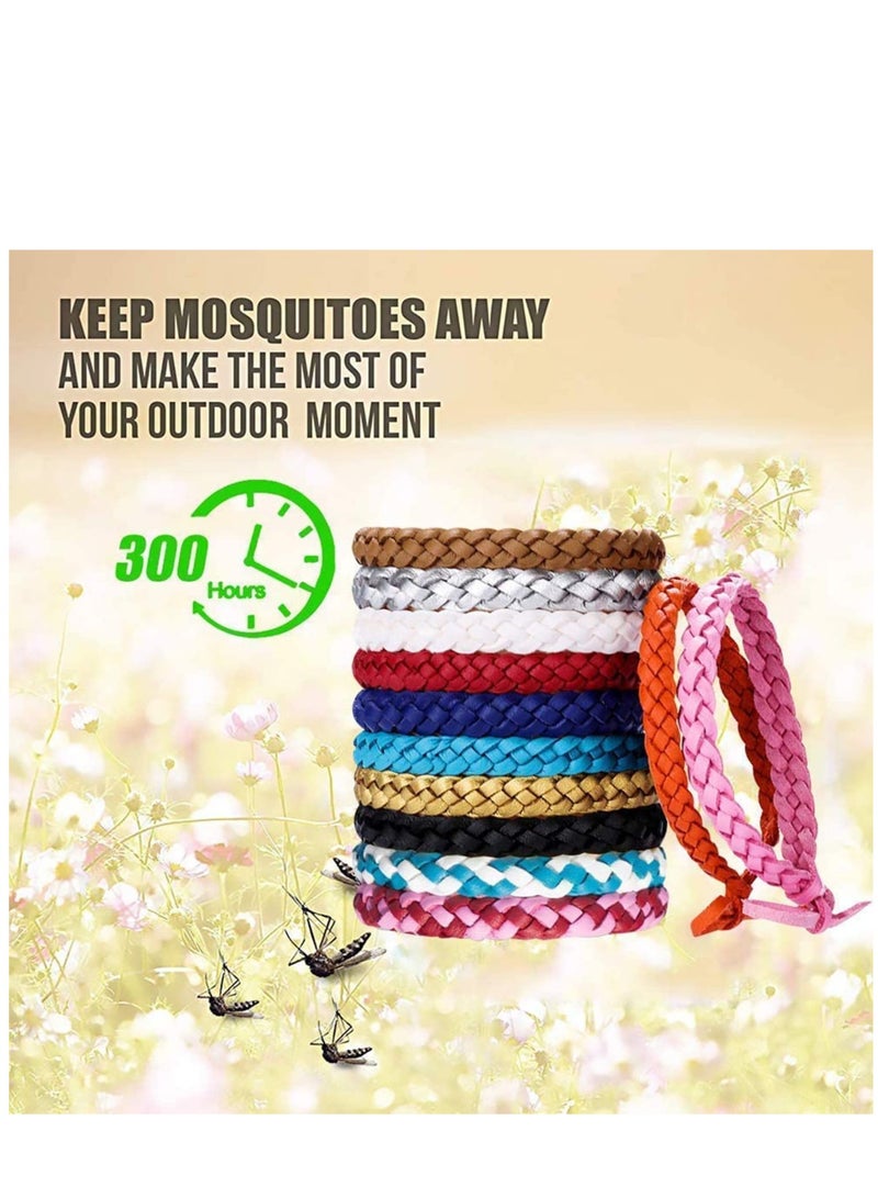 SYOSI Mosquito Repellent Bracelet 12 Pack, Bands for Adults, Kids & Babies - Premium Quality, DEET-Free Natural Wristbands, Protection Insects up to 300 Hours, Suitable Outdoor Indoor - Image 2