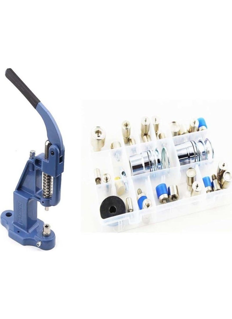 Tekno Trust Pump Press Bird Eye Snap Rivet Fastening Button Coating Machine 