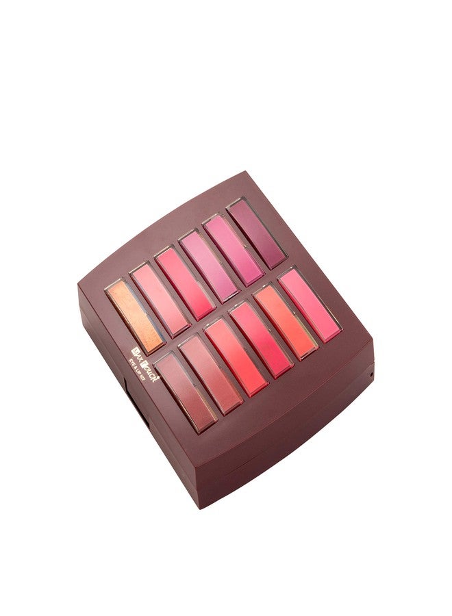 Max Touch MaxTouch Professional All In One Makeup Palette Kit 20 Colors Eyeshadow Palette With, Blusher, Powder Cake, Lipgloss, Black Eye Pencil, and Brush Kit Makeup Kit #2184 - Image 4