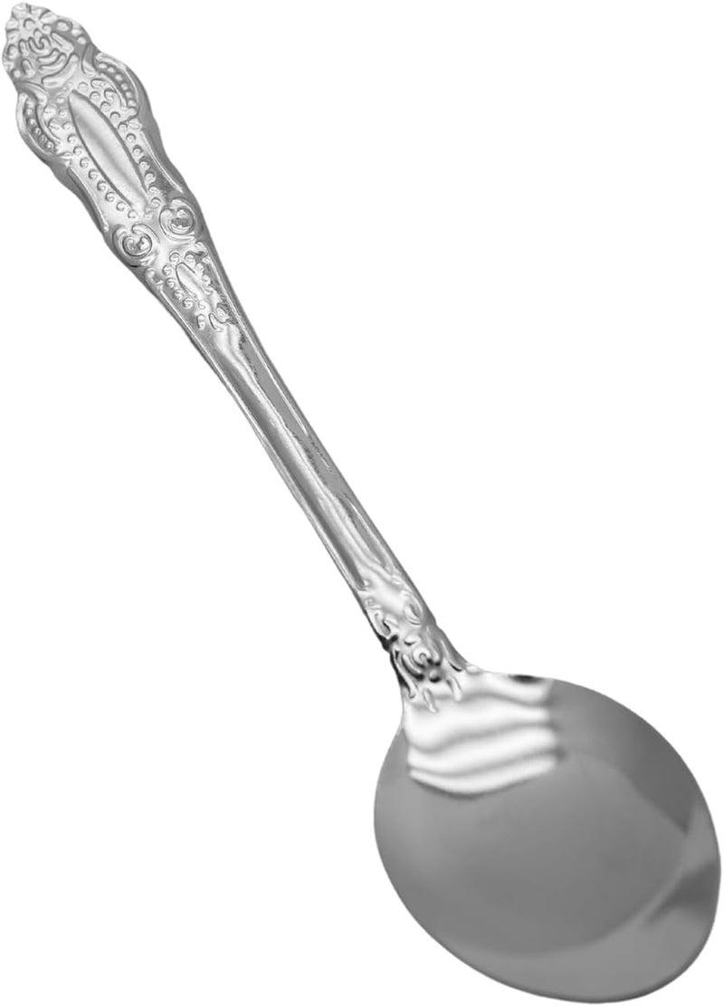RK Stainless Steel Dessert Spoon Set, Silver, 18Cm, 12 Pcs, RK0056, Table Spoon, Ice-Cream Spoon, Dessert Spoon, Sweet Spoon - Image 2