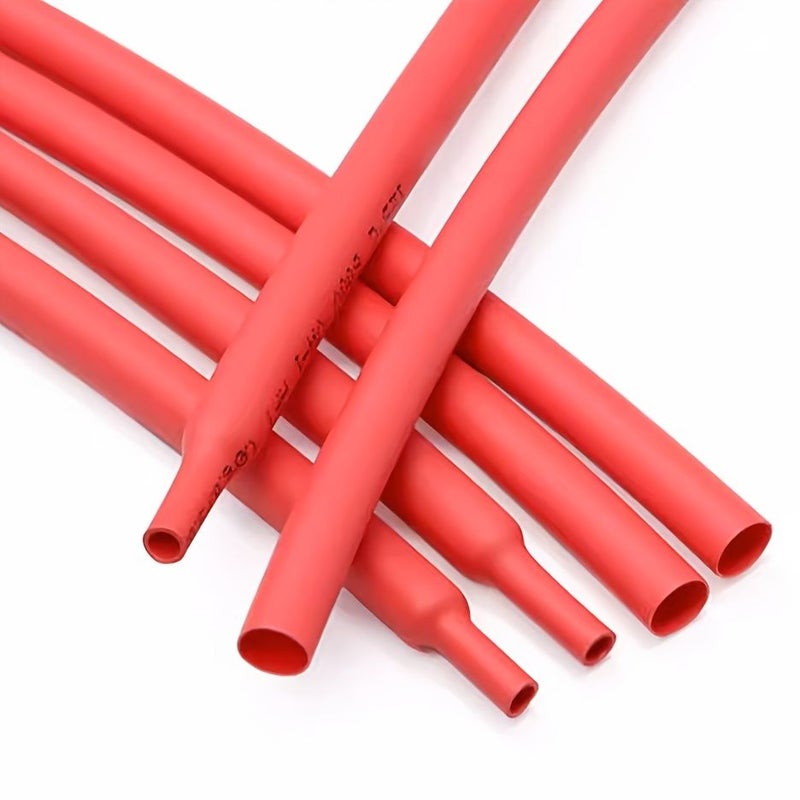 2 1 Red Heat Shrink Tube 2 Meters Long 30mm Diameter Double Insulation Heat Shrink Sleeve Data Cable Protective Sleeve Electrical Wire Repair Protective Sleeve - Image 1