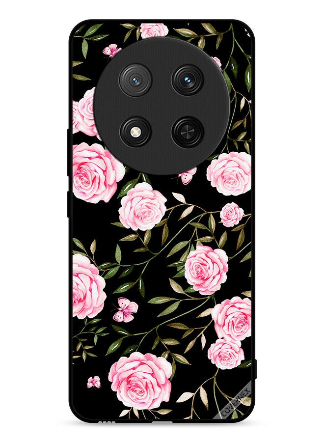 Covernex Honor X9c 5G Protective Case Cover Rose In Bunches Of Small Leaves - Image 1