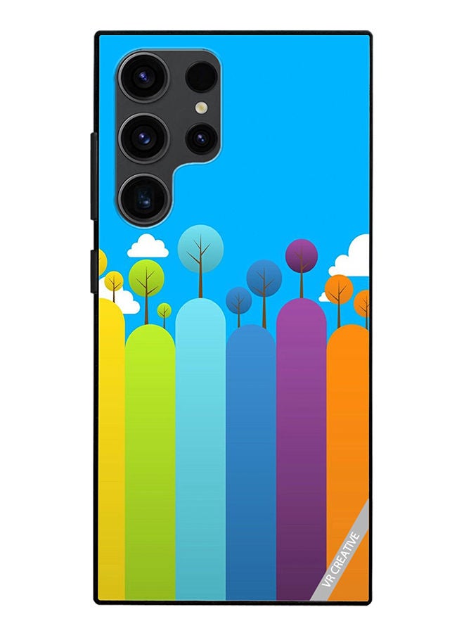 VR CREATIVE Protective Case Cover For Samsung Galaxy S23 Ultra 5G Nature Design Multicolour - Image 1