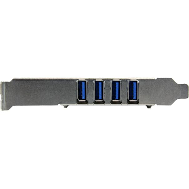 Startech.com StarTech.com 4 Port USB 3.0 PCIe Card w/ 4 Dedicated 5Gbps Channels (USB 3.2 Gen 1) - UASP - SATA / LP4 Power - PCI Express Adapter Card (PEXUSB3S44V)  - Image 2
