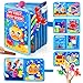 evoceler Busy Book Busy Board with Fishing Game Coloring Page Montessori Toys for Toddlers 18 Months Quiet Airplane Travel Toy Sensory Learning Toy for Toddlers 25 Girls Boys Birthday Gift - Image 2