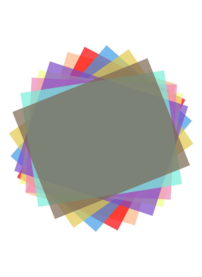 ANDOER 9 * 2 Colors/set Transparent Gel Lighting Filter 30 * 21cm/ 12 * 8.3in Overlays Tinted Correction Gels Light Filters Plastic Sheets for LED Light Studio Flash Strobe DJ Light  - Image 2