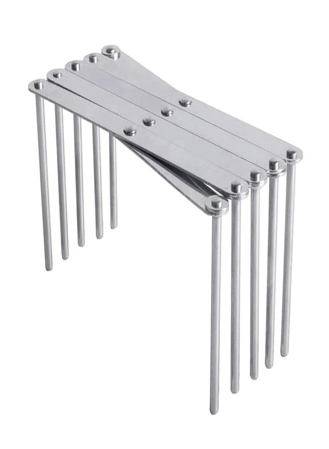 Cheet enterprise "Stainless Steel Pan Lid Organizer Rack – Multi‑Functional Kitchen Cabinet Holder for Lids, Plates & Cutting Boards | Durable Rustproof Stand with Rounded Ends for Home & Restaurant Storage" - Image 1