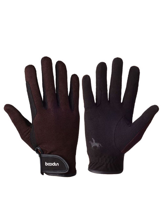 بودون قفازات ركوب الخيل الاحترافية