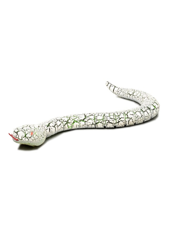Strange Trick Toy Electric Remote Control Infrared Frequency Simulation Rattlesnake Cobra Remote Control Snake Walking-Color:9909 White 279G  - Image 1