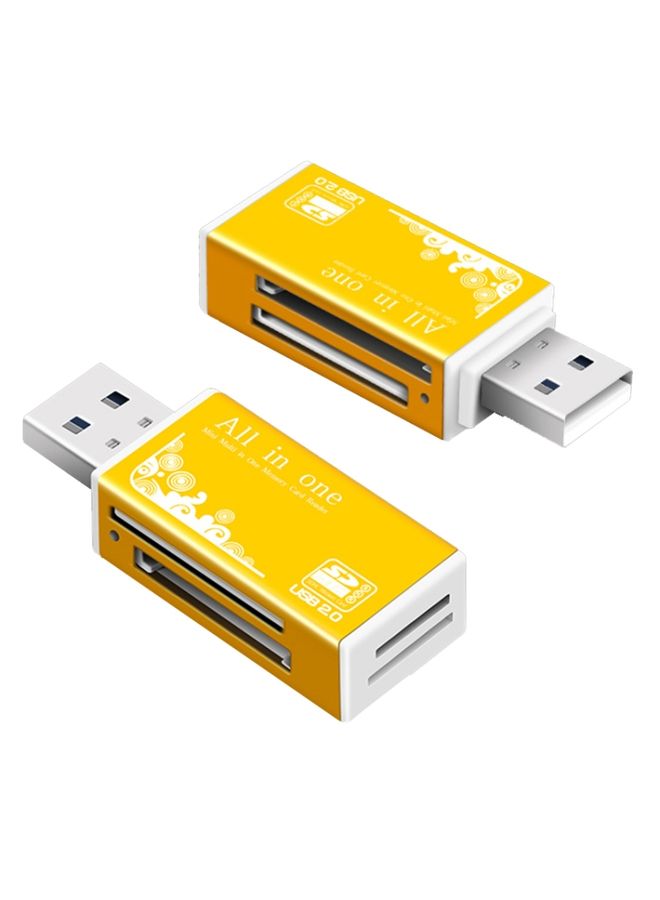 Multi in 1 Memory SD Card Reader for Memory Stick Pro Duo Micro SD,TF,M2,MMC,SDHC MS Card(Blue)