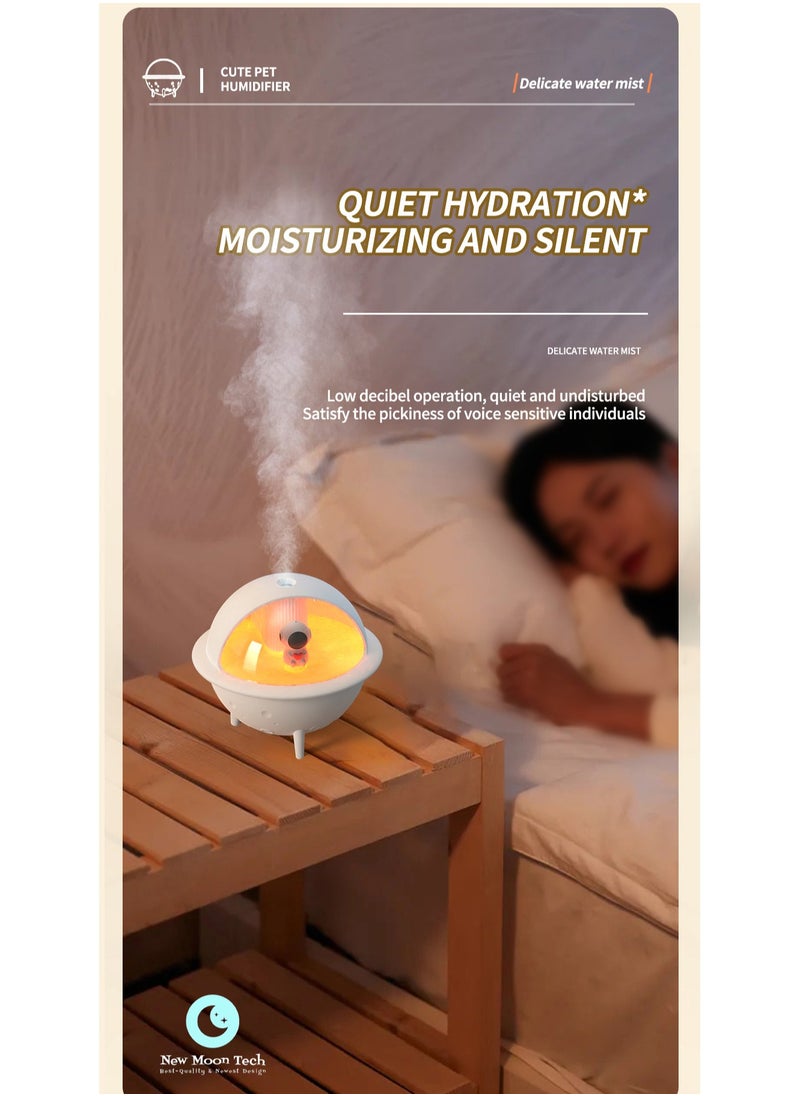 Space Ball Series S113 mini Humidifier. mini Aromatherapy Machine. Atmosphere Light Humidifier Can Add Water Soluble Essential Oil. Blue.