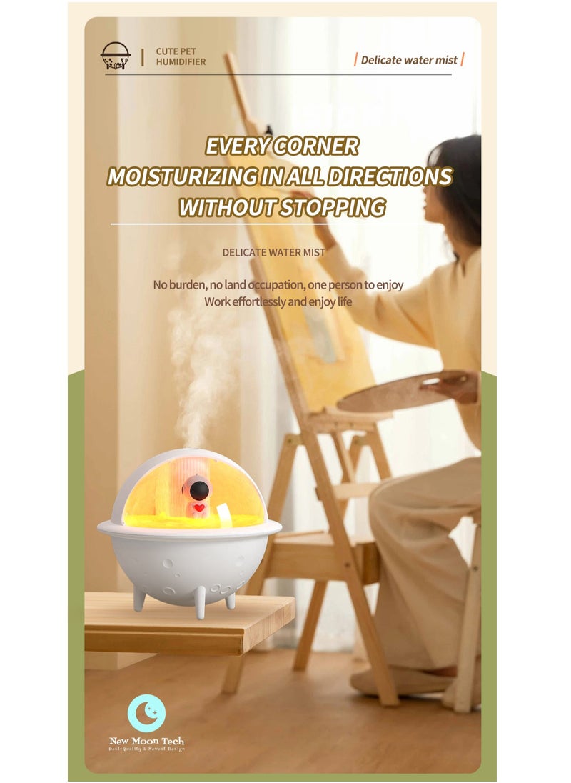 Space Ball Series S113 mini Humidifier. mini Aromatherapy Machine. Atmosphere Light Humidifier Can Add Water Soluble Essential Oil. Blue.