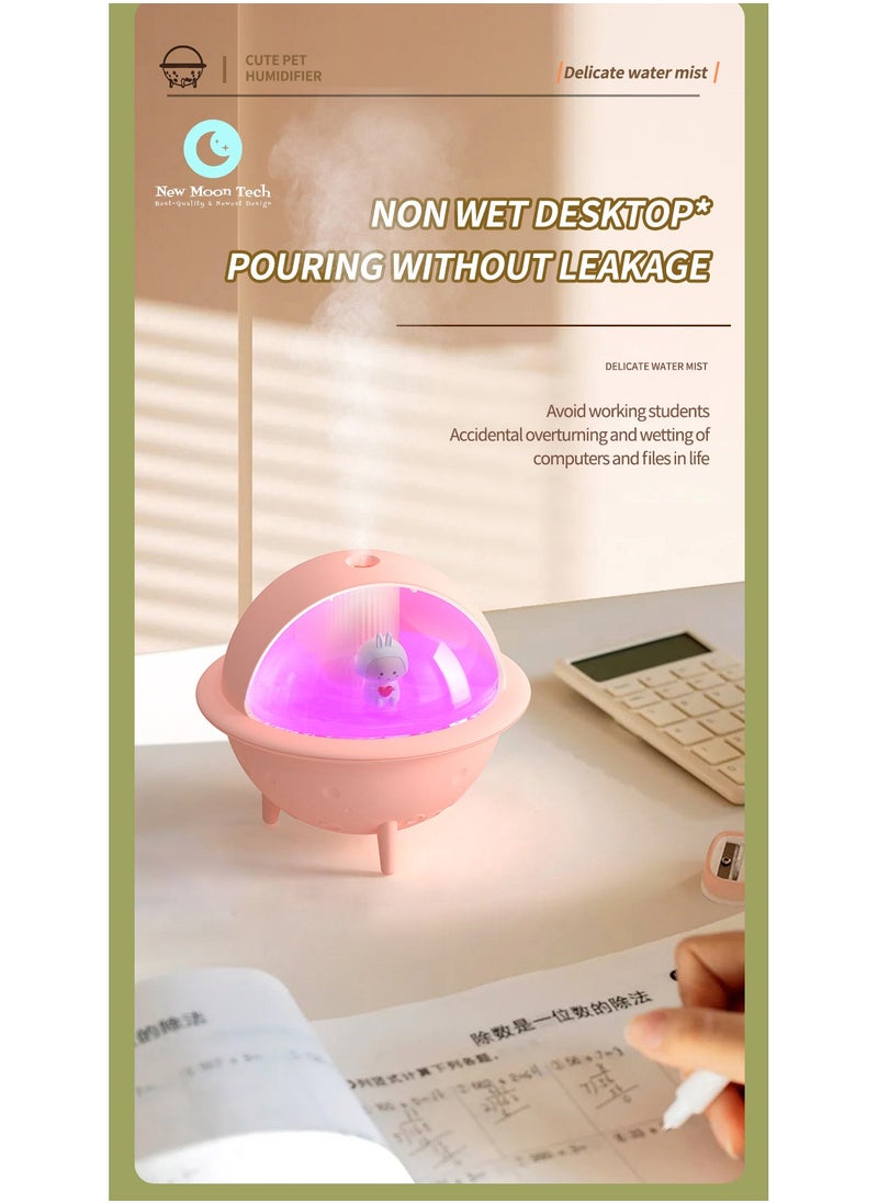 Space Ball Series S113 mini Humidifier. mini Aromatherapy Machine. Atmosphere Light Humidifier Can Add Water Soluble Essential Oil. Blue.