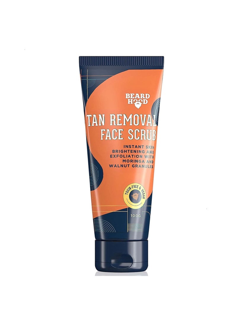 BEARDHOOD - De Tan Removal Face Scrub 100g - Image 1