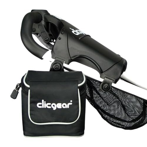Clicgear Rangefinder & Valuables Bag – Waterproof Insulated Storage Pouch for Golf Push Carts, Quick Access Magnetic & Zipper Closures, Fits, Rovic & 1-Inch Handle Tubing Carts - Image 4