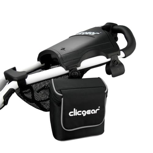 Clicgear Rangefinder & Valuables Bag – Waterproof Insulated Storage Pouch for Golf Push Carts, Quick Access Magnetic & Zipper Closures, Fits, Rovic & 1-Inch Handle Tubing Carts - Image 5