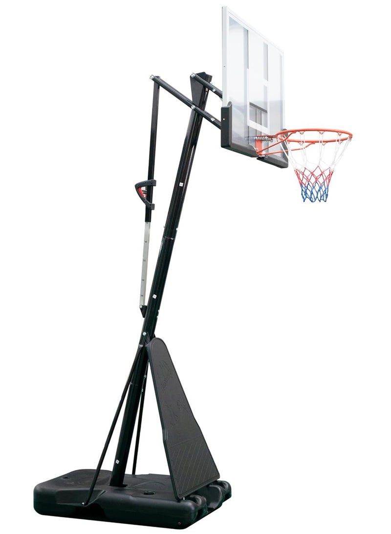 LIMOS Portable Basketball Hoop for Outdoor & Indoor Use Height Adjustable 7.2FT to 10FT 44"-48" Shatterproof Backboard Pro-Style Breakaway Rim Heavy-Duty Base with Wheels for Adults & Teens - Image 4