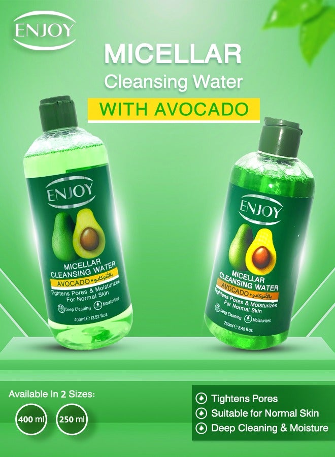 ENJOY "Enjoy Micellar Cleansing Water with Avocado – Gentle & Hydrating Makeup Remover, 250ml"  - Image 5