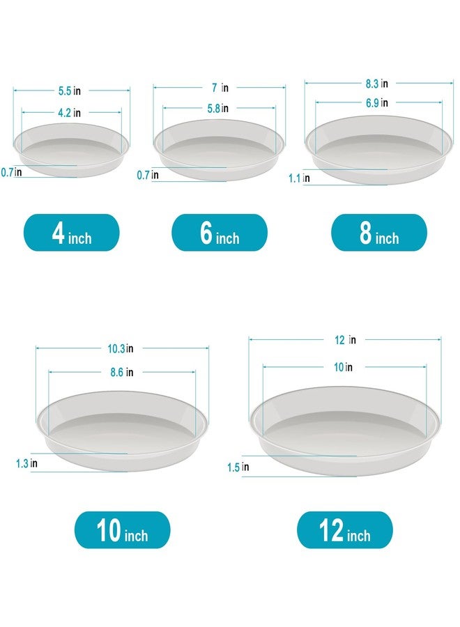 VUWEZ Plastic Plant Saucer, Plant-Saucers - Image 2