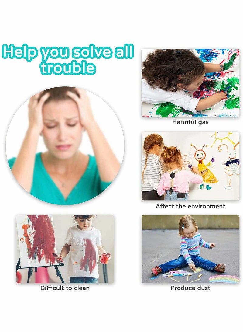 كاست ويف جهاز لوحي للكتابة بشاشة LCD للأطفال، لوحة رسم إلكترونية محمولة، لوحة كتابة LCD على شكل ديناصور لطيف، 8.5 بوصة مع وظيفة قفل، قابلة للمسح، هدية إلكترونية للأولاد والبنات - Image 3