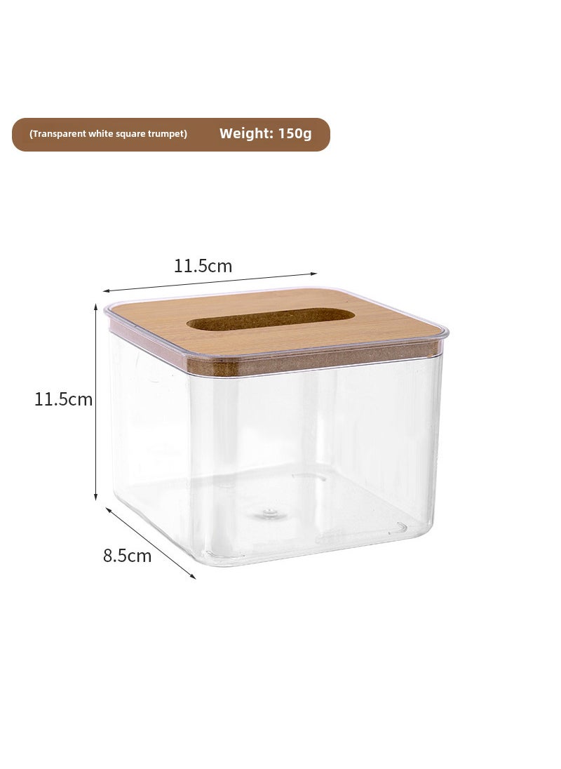 Generic Nordic Minimalist Tissue Box CoverSmall size transparent color Small size transparent color 