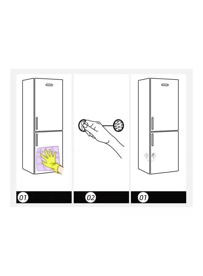 Gonice Adhesive Password Protection Refrigerator Window Door And Cupboard Cabinet Children Safety Lock - Image 3