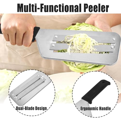 BOBOAR Lettuce Shredder Cabbage Veggie Peeler Shredder Chopper Handheld for Kitchen Vegetable Slicer - Image 4