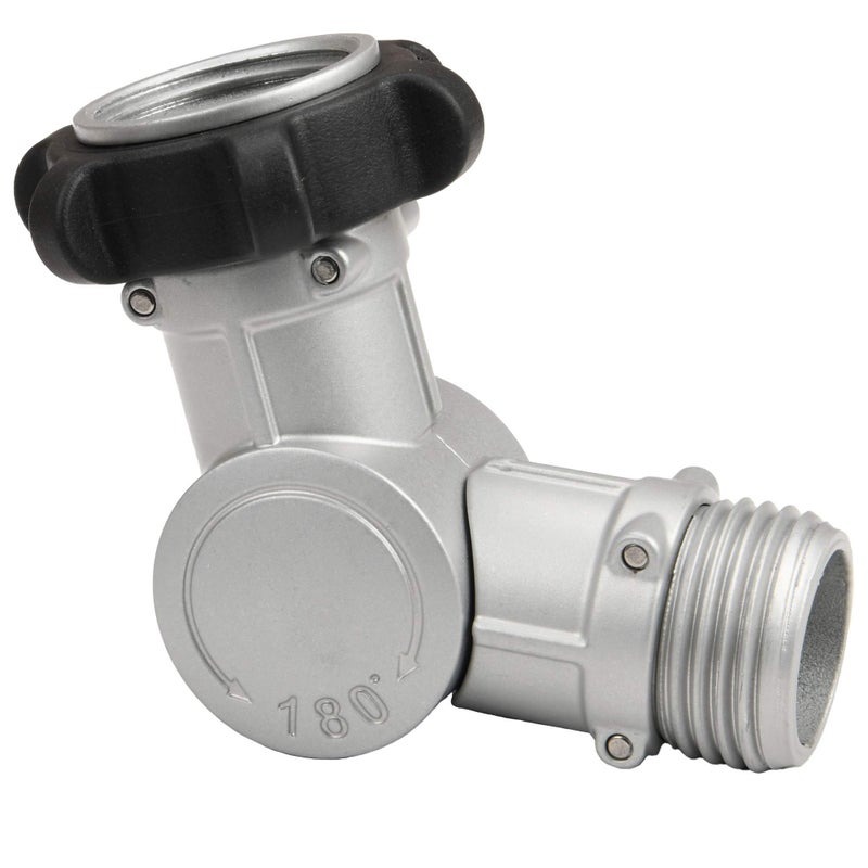 Eden 20051 Adjustable 180Â° & 360Â° Metal Swivel Connector - Image 1