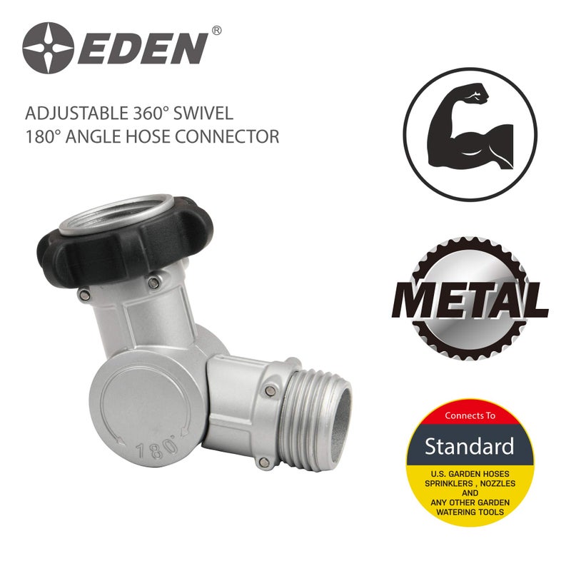 Eden 20051 Adjustable 180Â° & 360Â° Metal Swivel Connector - Image 3