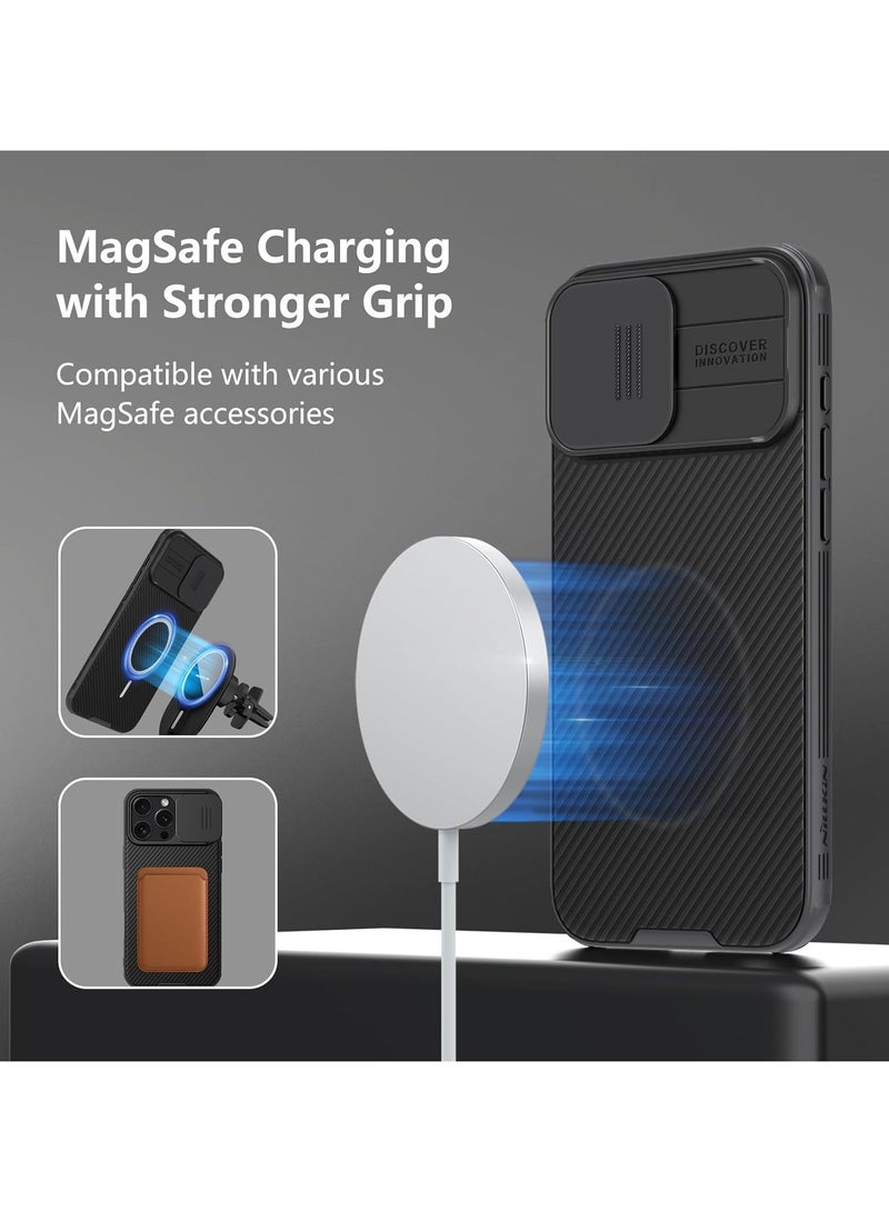 general Magsafe Case for iPhone 16 Pro Max with Sliding Camera Cover, Slim  Slip  Drop Protection 16 Pro Max Privacy Case, Shock Resistant Magnetic Case for iPhone 16 Pro Max 6.9 inch - Image 3