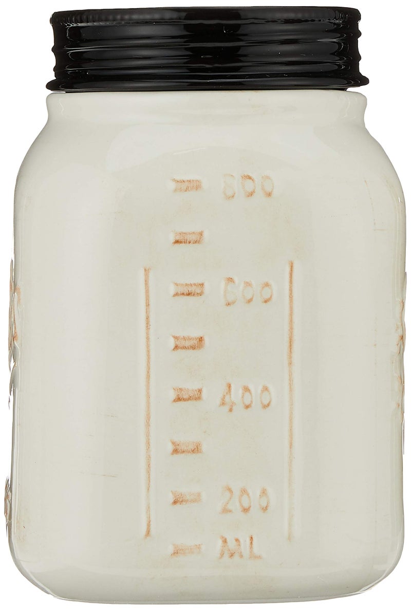 YOUNGS Young's 6" x 6" x 9" Ceramic Mason Cookie Jar - Image 3