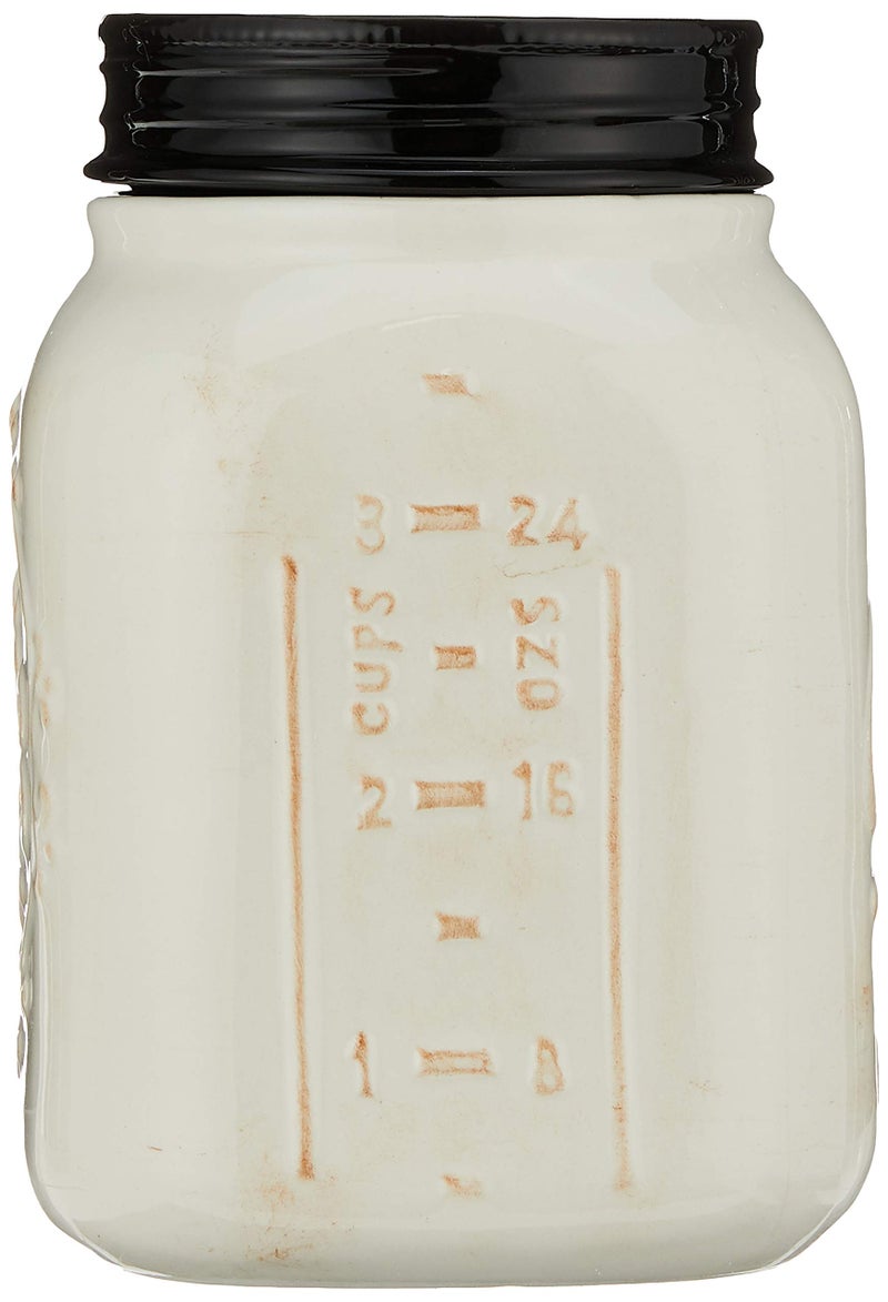 YOUNGS Young's 6" x 6" x 9" Ceramic Mason Cookie Jar - Image 5
