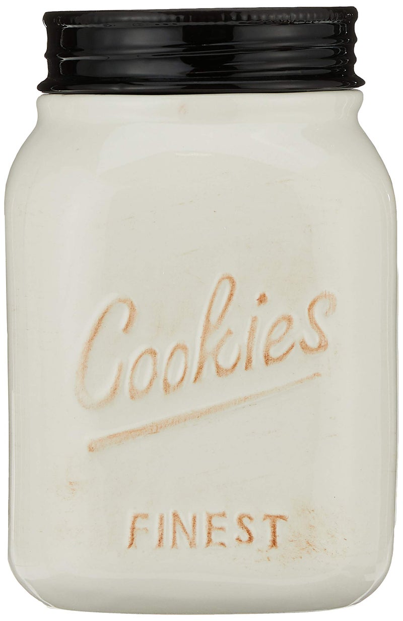 YOUNGS Young's 6" x 6" x 9" Ceramic Mason Cookie Jar - Image 2
