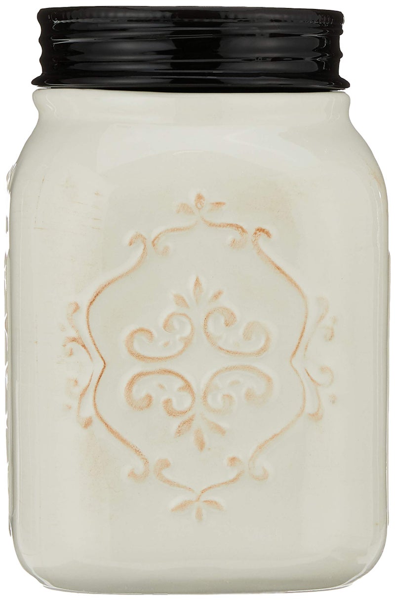 YOUNGS Young's 6" x 6" x 9" Ceramic Mason Cookie Jar - Image 4