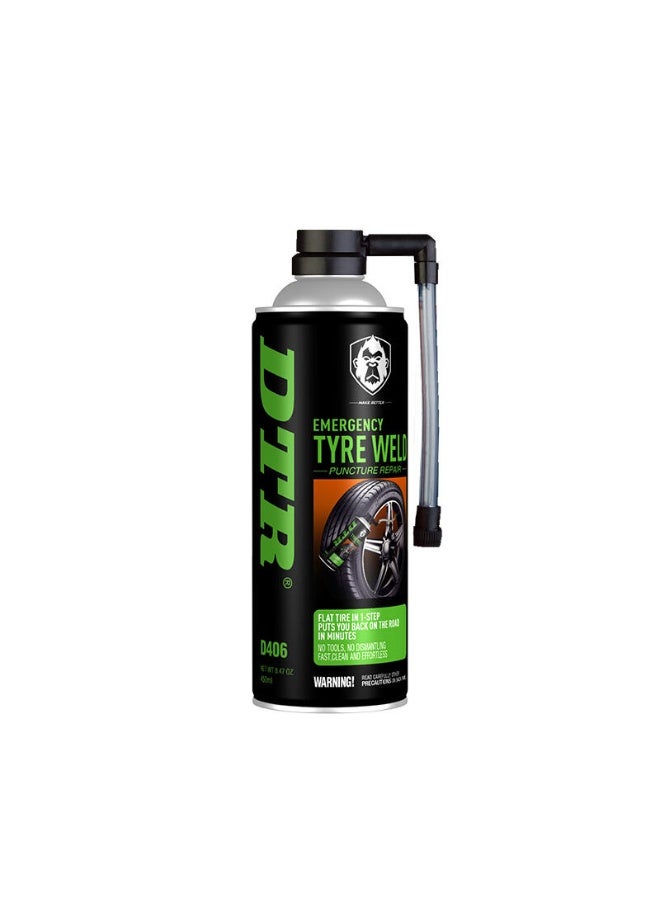 DTR Tire Inflator & Sealant Foam 450ml by D406
