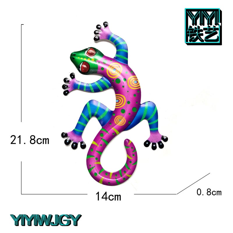 Gecko New Shelves Home Craft Gifts Wall Decoration Iron Wall Hanging Decorations Indoor And Outdoor Decorations - Image 5