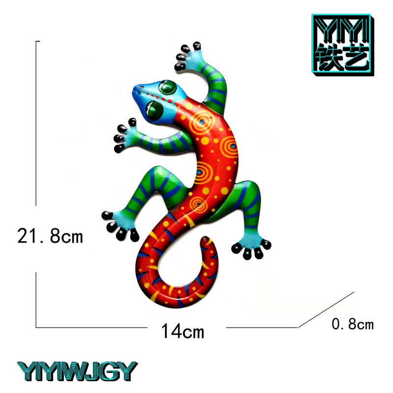 Gecko New Shelves Home Craft Gifts Wall Decoration Iron Wall Hanging Decorations Indoor And Outdoor Decorations - Image 4