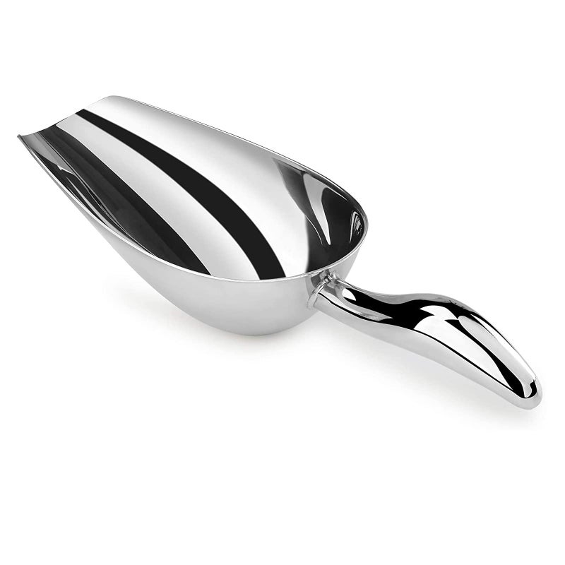 Stainless Steel Ice Scoop  Mini Ice Scoop for Freezer Heavy Duty Dishwasher Safe 5 OZ