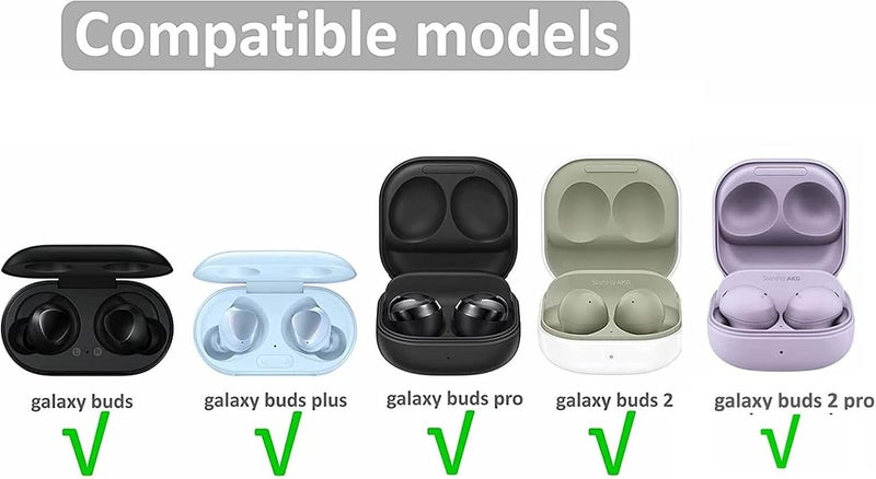 BLLQ Memory Foam Ear Tips Compatible with Galaxy Buds 2 Pro Foam Tips Eartips,S/M/L 3 Pairs Violet (Foam Tip Galaxy Buds 2 Pro Violet) - Image 2