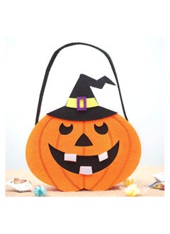 Highland 3-Piece Pumpkin Felt Bucket for Halloween Decorations  - Image 4