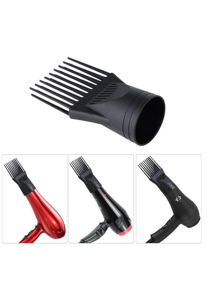 NIBEMINENT Blow Collecting Wind Comb Hair Dryer Diffuser Black One Size  - Image 2