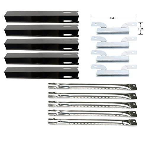 Direct store Parts Kit DG138 Replacement for Brinkmann Heavy-Duty 810-8501-S Gas Grill Burners,Crossover Tubes, Heat Plates - Image 1