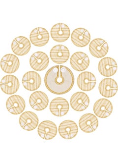 Breling Breling 24 Pack Cotton Pads for Feeding Support, Feeding Pads Supplies G Shape Pads Button Covers for Feeding Care  - Image 1