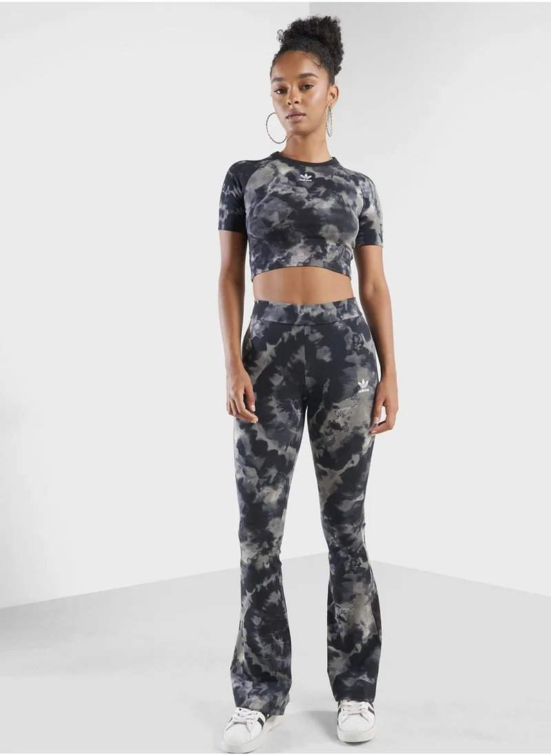 adidas Originals Tie Dye Flared Pants
