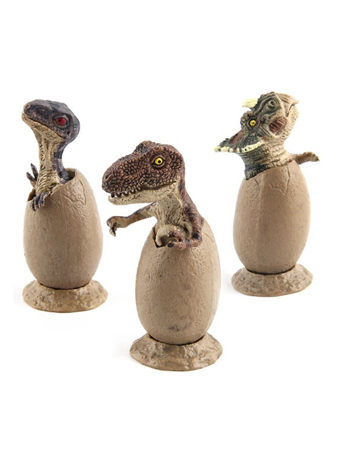 NIBEMINENT Semi Hatched Dinosaur Egg Action Figure